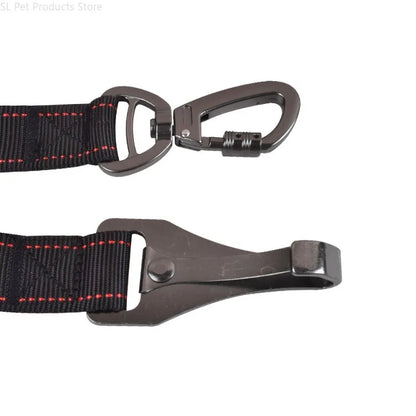 Three-Way Adjustable Dog Car Safety Seatbelt Leash for Travel
