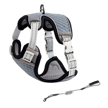 Escape Proof Cat Harness & Leash Adjustable Reflective
