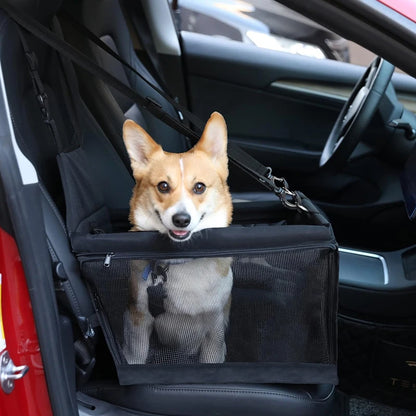 Premium Dog/Cat Car Seat Cushion Hanging Bag for Travel