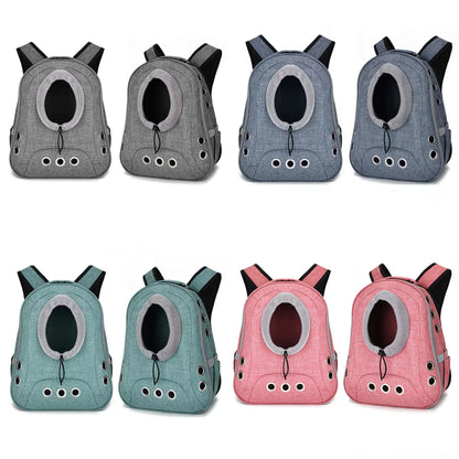 Breathable Pet Carrier Backpack with Head-Out Design
