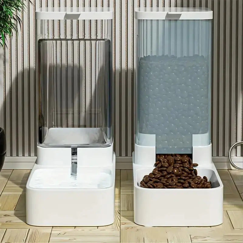 Automatic Dog Feeder Water Dispenser 3.8L Gravity Set
