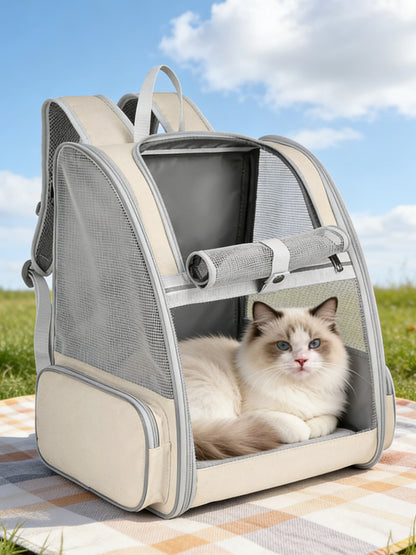 Zaino Trasportino Espandibile per Cani e Gatti