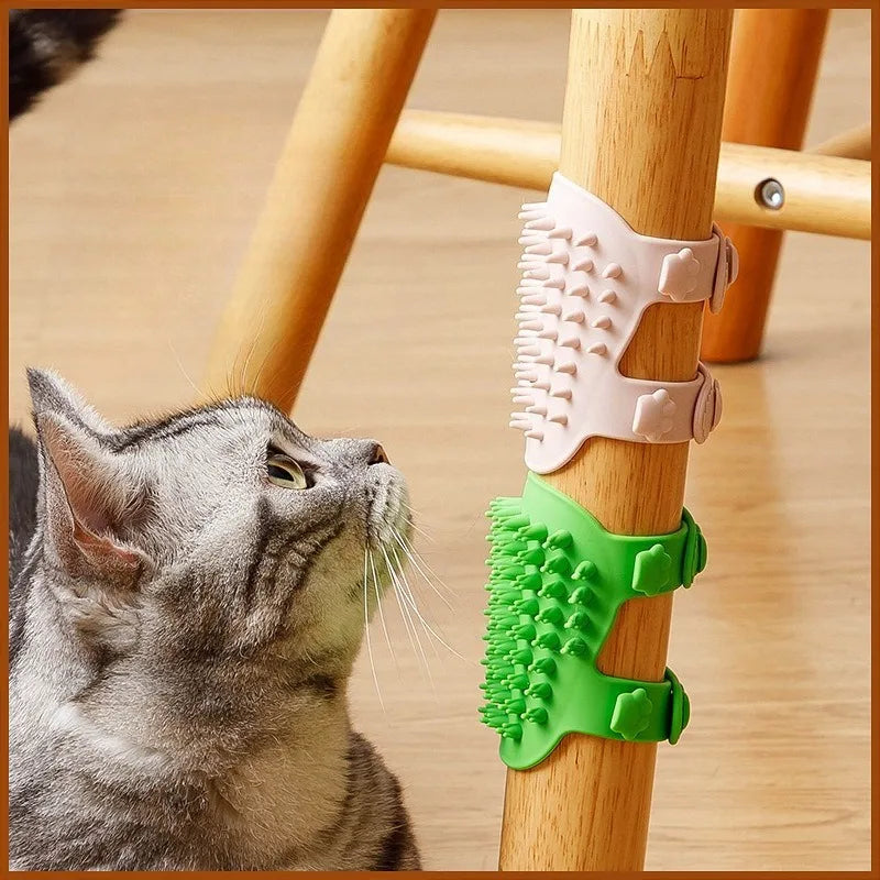 Silicone Cat Grooming Brush Hair Remover Massage Comb