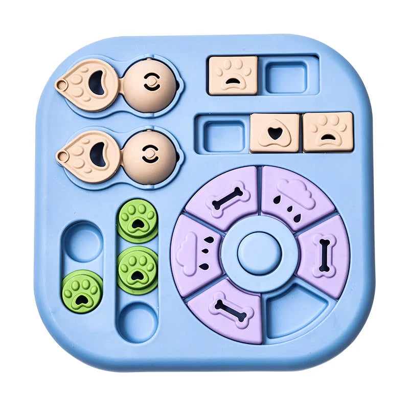 Smart Cat Puzzle Toy Slow Feeder Turntable Dispenser