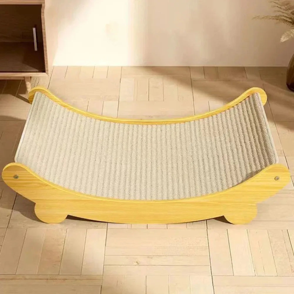 Cat Scratching Board Bed Sisal Scratch Pad Detachable