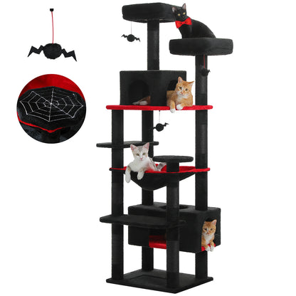 Large Cat Tree Tower with Hammock Condo Scratching Posts