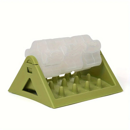 Interactive Dog Puzzle Feeder Slow Food Dispenser Toy
