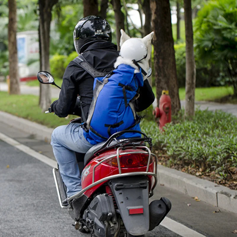 Zaino da viaggio traspirante per cani