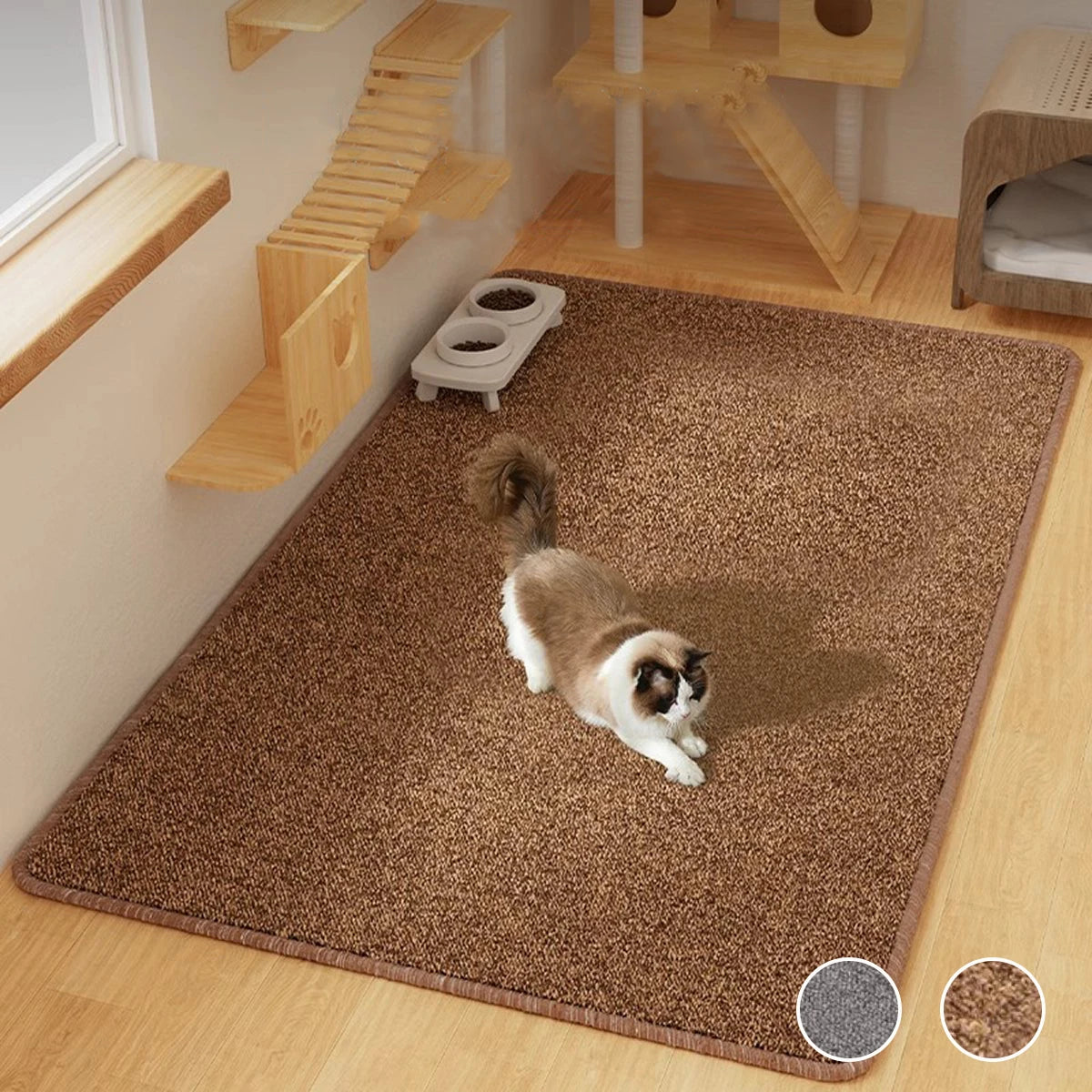 Large Cat Scratching Mat Carpet Non Slip Sofa Protector