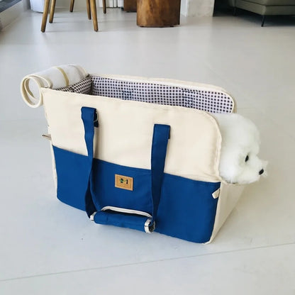 Portable Pet Crossbody Carrier Bag Breathable Dog Cat Travel Seat
