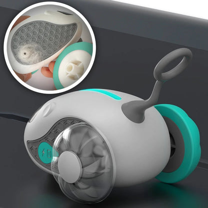 Automatic Rolling Cat Toy Car Remote Control Interactive