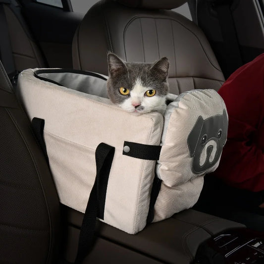 Multifunction Pet Car Seat Backpack Large Capacity Travel Bag
