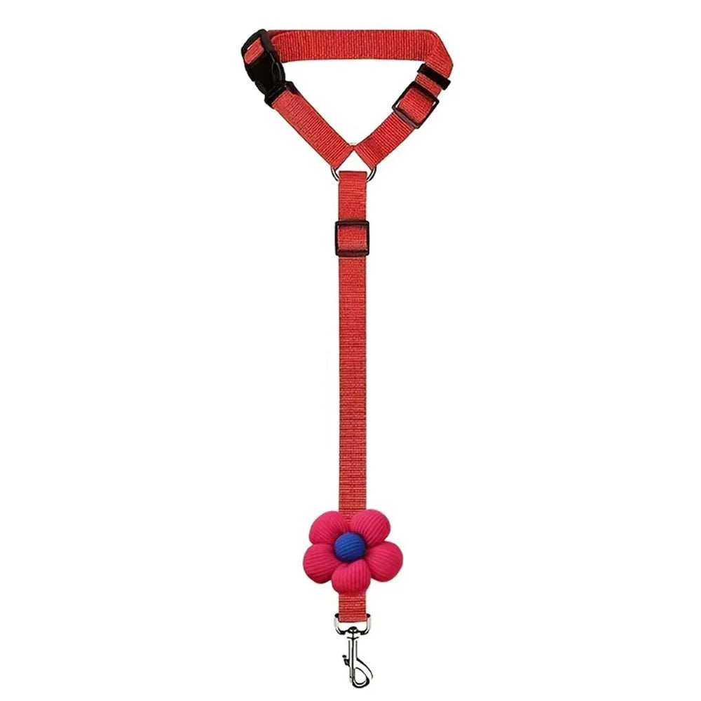 Adjustable Dog Car Seat Belt Nylon Safety Leash