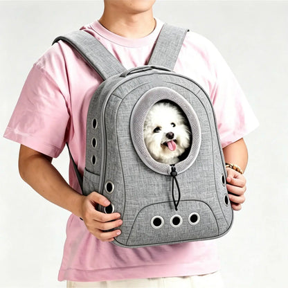 Breathable Pet Carrier Backpack with Head-Out Design