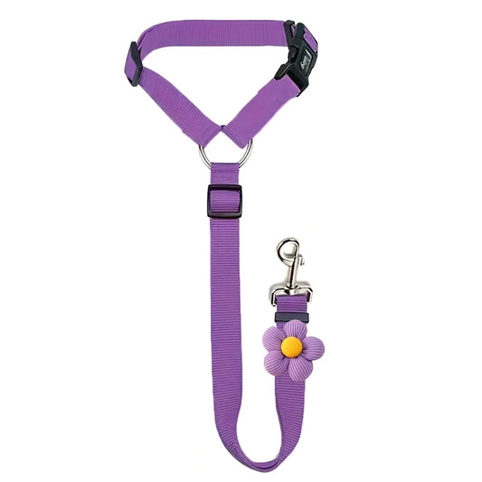 Adjustable Dog Car Seat Belt Nylon Safety Leash