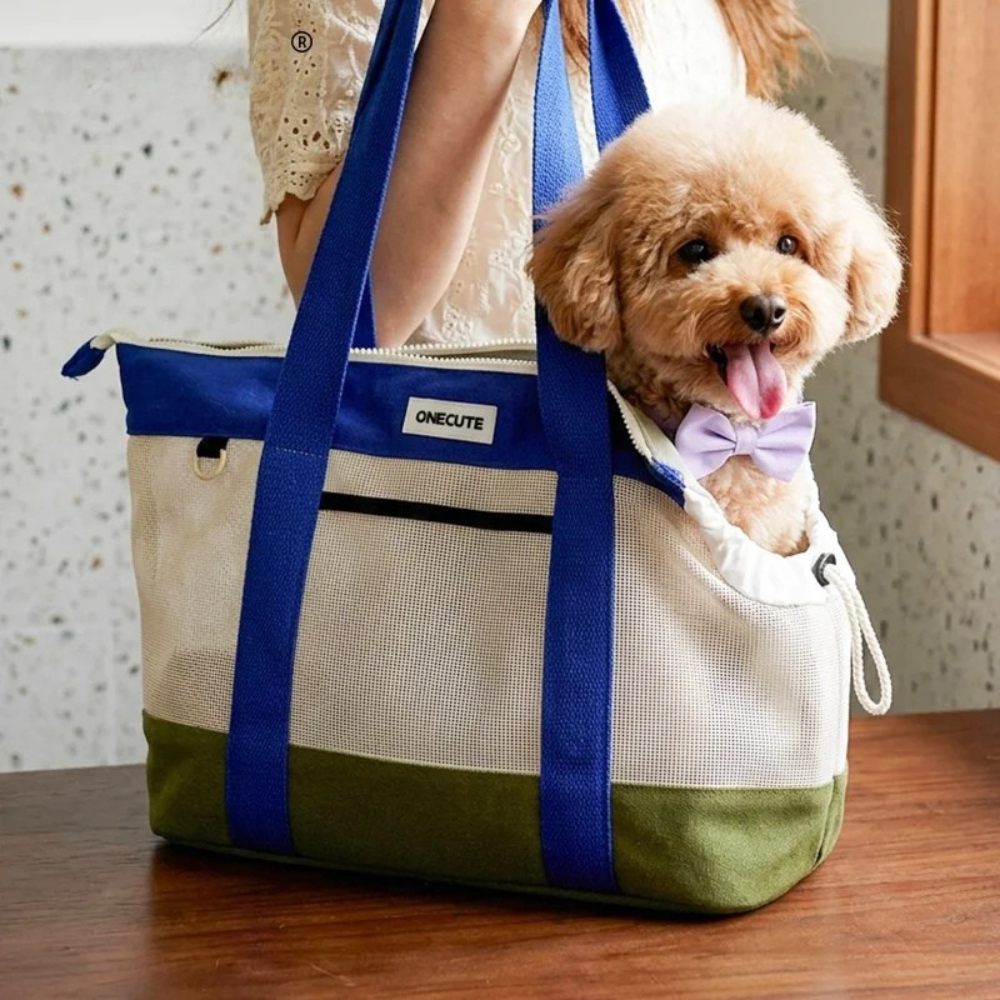Borsa a tracolla impermeabile per cani e gatti