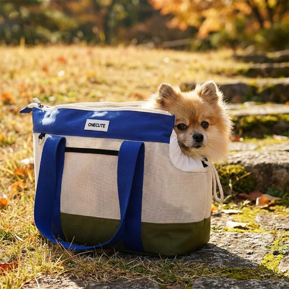 Borsa a tracolla impermeabile per cani e gatti